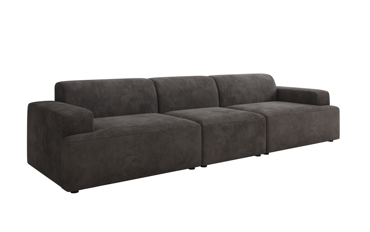 Designer Sofa Monza 3 Seater XXL in Corduroy