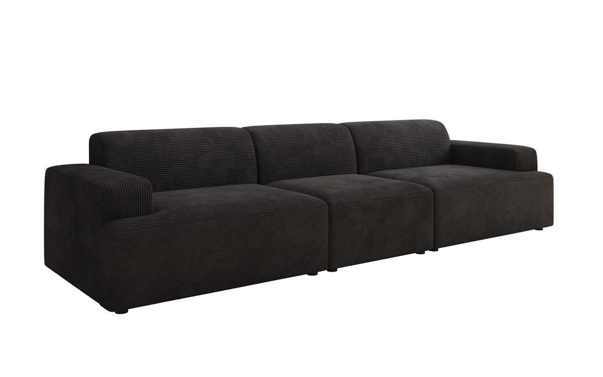 Designer Sofa Monza 3 Seater XXL in Corduroy