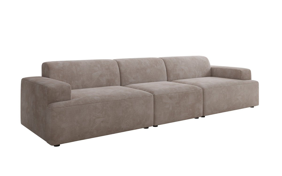 Designer Sofa Monza 3 Seater XXL in Corduroy