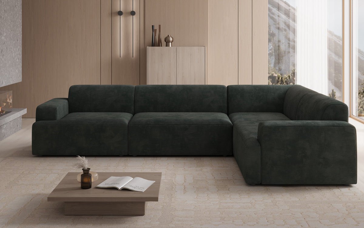 Designer Sofa Monza Living Landscape L in Corduroy