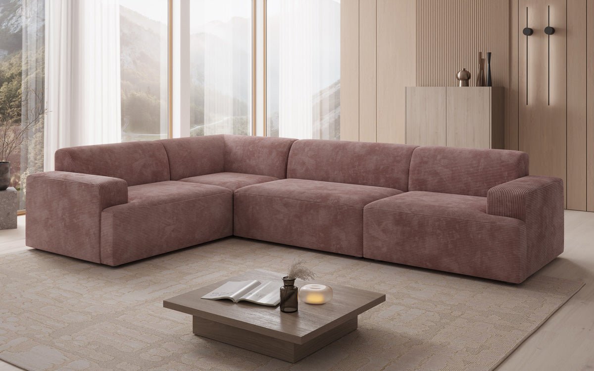 Designer Sofa Monza Living Landscape L in Corduroy