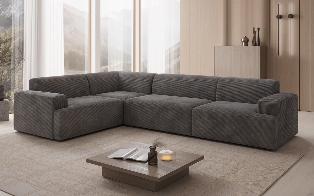 Designer Sofa Monza Living Landscape L in Corduroy
