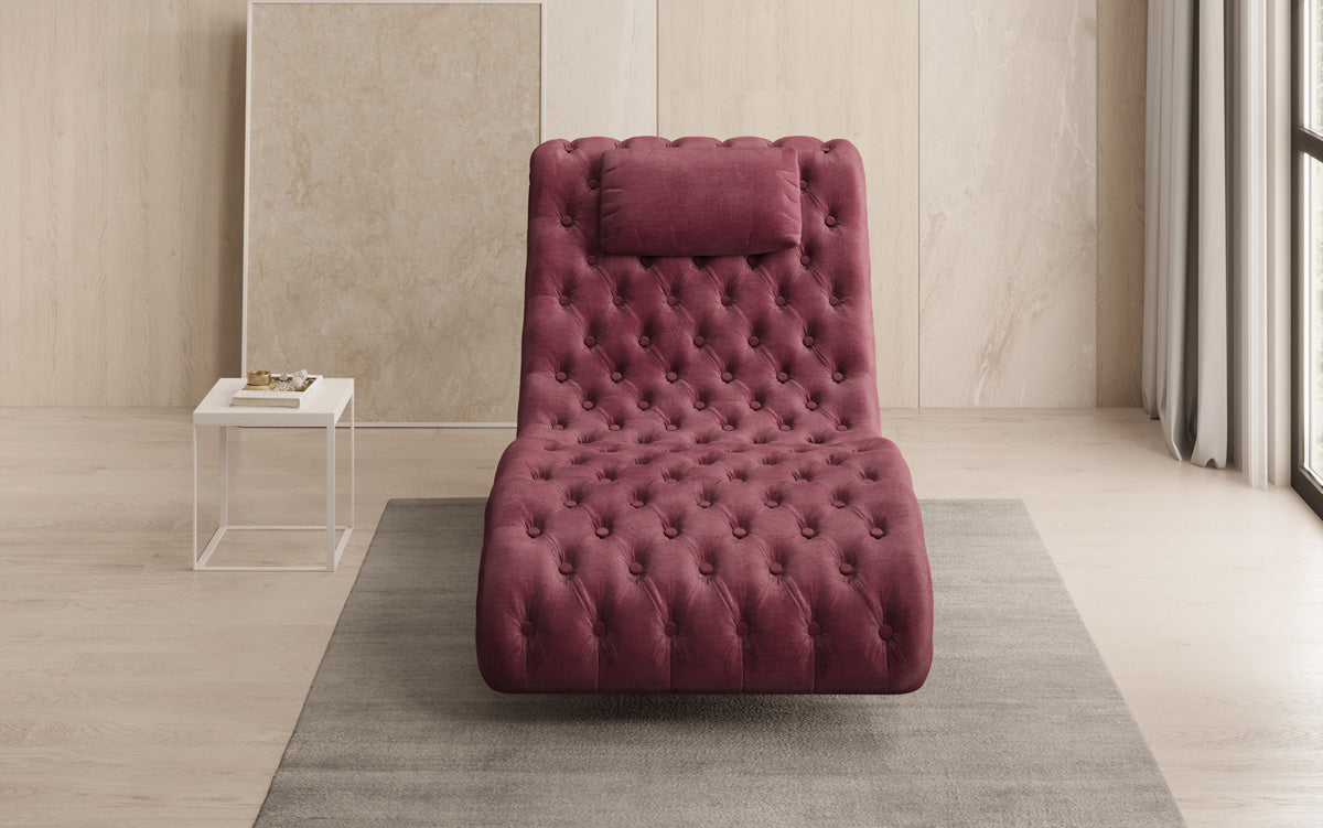 Designer Relax Lounger Elarion in Velvet
