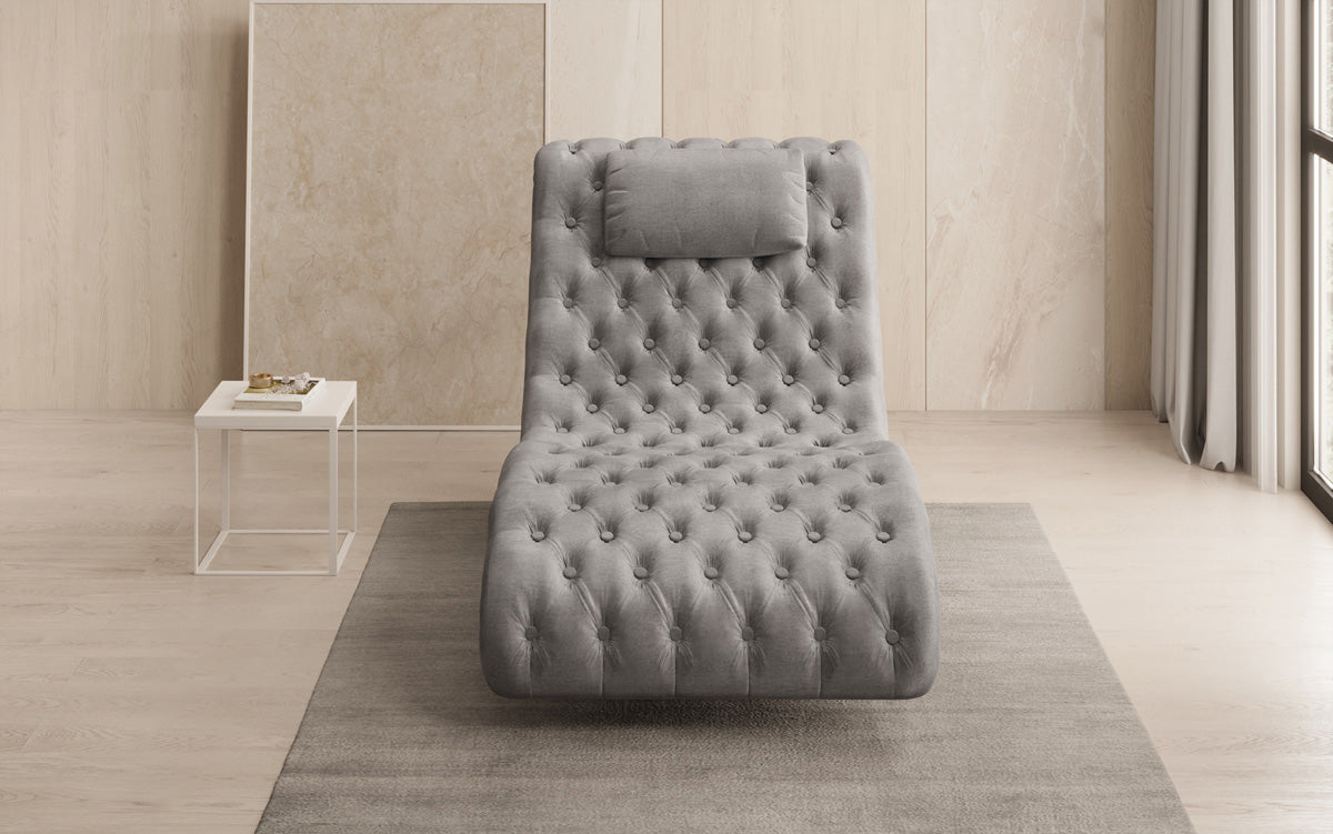 Designer Relax Lounger Elarion in Velvet