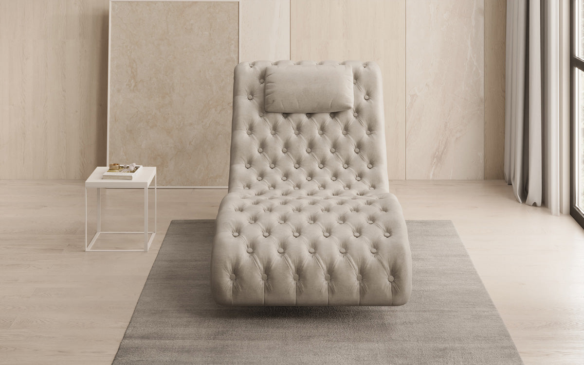 Designer Relax Lounger Elarion in Velvet