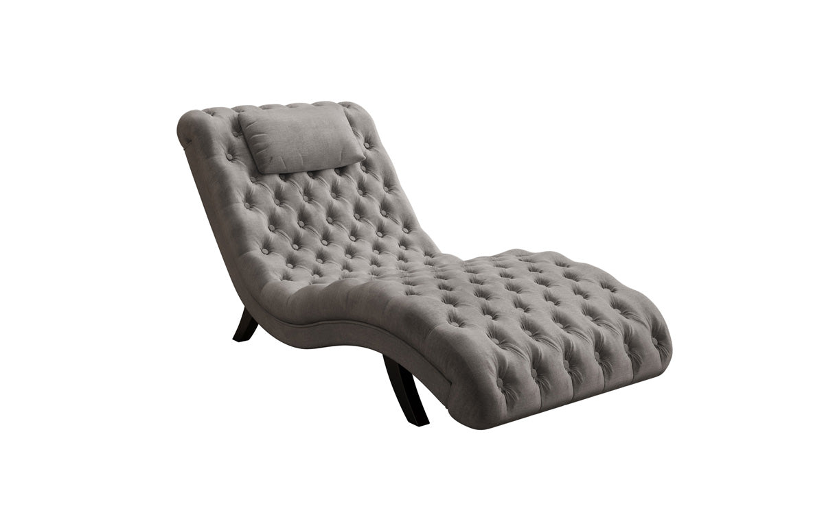 Designer Relax Lounger Elarion in Velvet