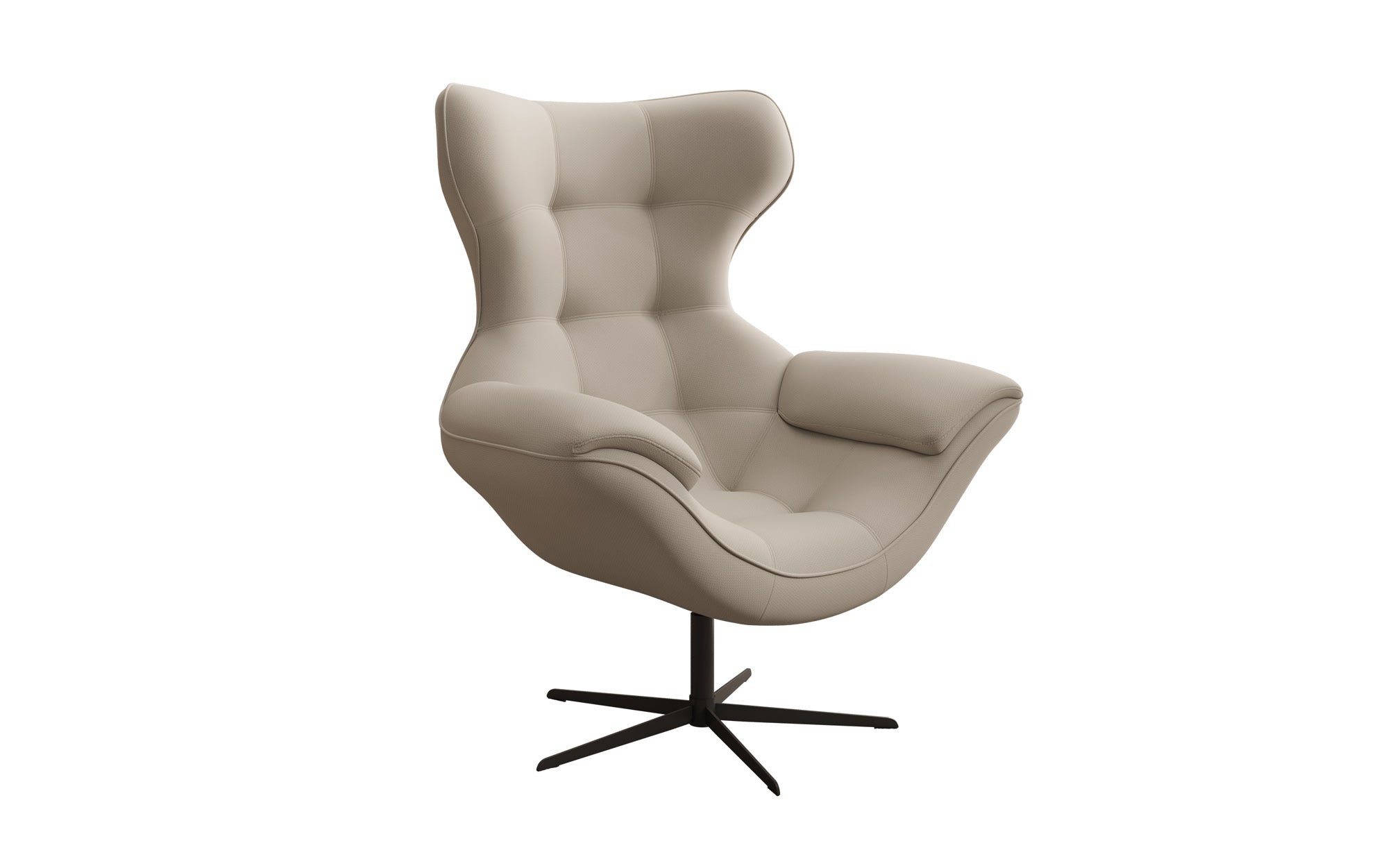 Designer sofa armchair Aurelio in fabric