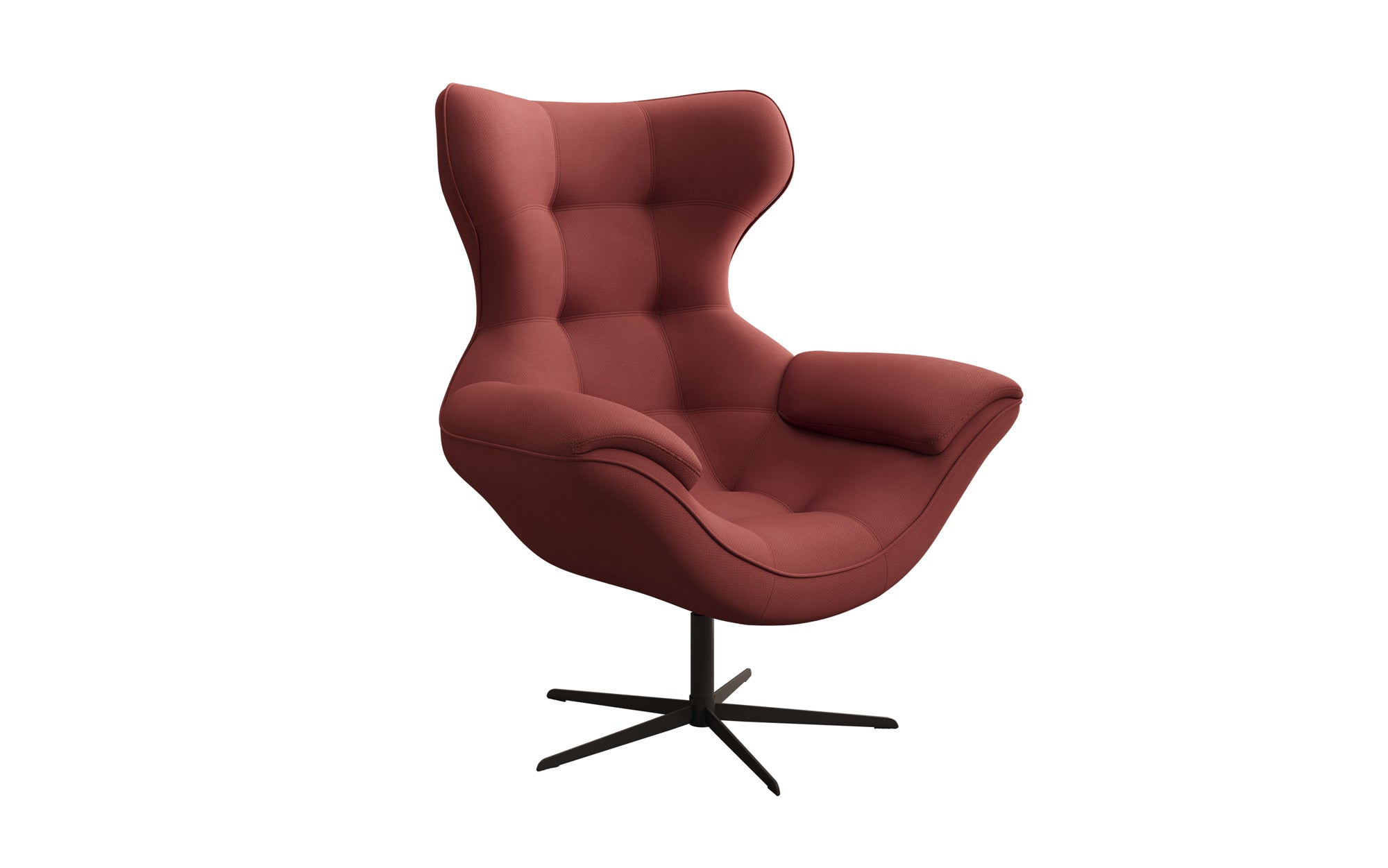 Designer sofa armchair Aurelio in fabric