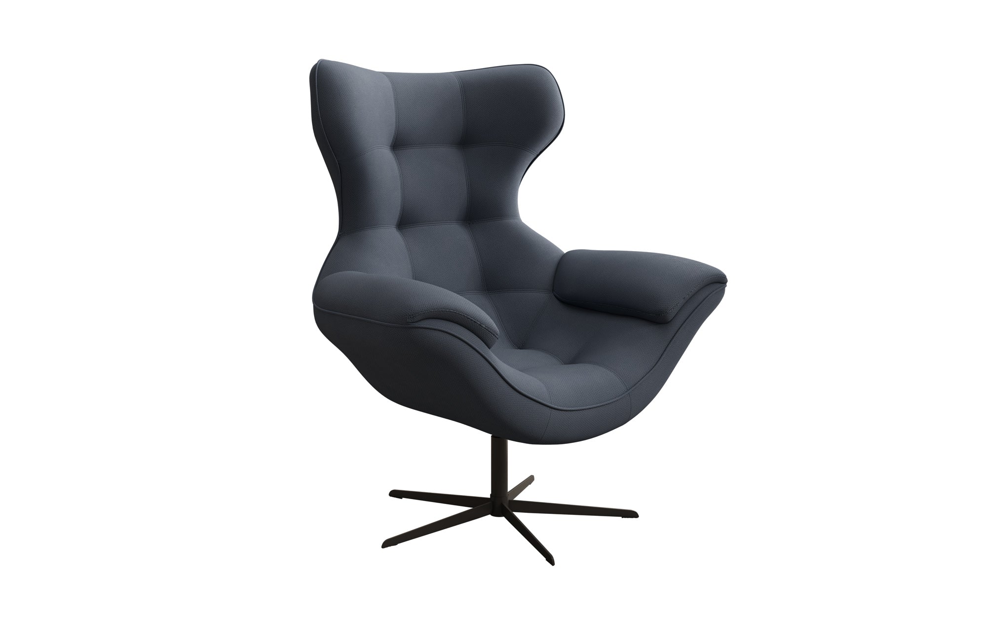 Designer sofa armchair Aurelio in fabric