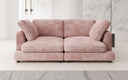 Designer 2 Seater Sofa Thalessa in Corduroy