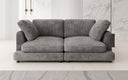 Designer 2 Seater Sofa Thalessa in Corduroy