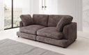 Designer 2 Seater Sofa Thalessa in Corduroy