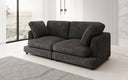 Designer 2 Seater Sofa Thalessa in Corduroy