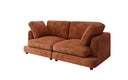 Designer 2 Seater Sofa Thalessa in Corduroy