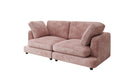 Designer 2 Seater Sofa Thalessa in Corduroy