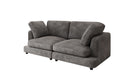 Designer 2 Seater Sofa Thalessa in Corduroy