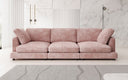 Designer 3-Seater Sofa Thalessa in Corduroy