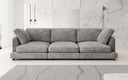 Designer 3-Seater Sofa Thalessa in Corduroy