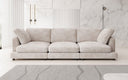 Designer 3-Seater Sofa Thalessa in Corduroy