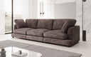Designer 3-Seater Sofa Thalessa in Corduroy