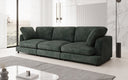 Designer 3-Seater Sofa Thalessa in Corduroy