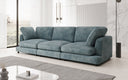 Designer 3-Seater Sofa Thalessa in Corduroy