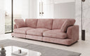 Designer 3-Seater Sofa Thalessa in Corduroy