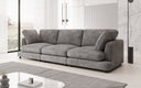 Designer 3-Seater Sofa Thalessa in Corduroy