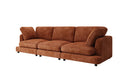Designer 3-Seater Sofa Thalessa in Corduroy