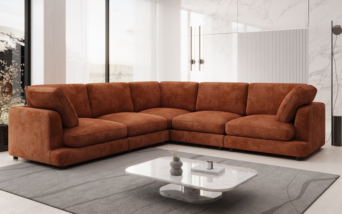 Designer Sofa Thalessa L Maxi in Corduroy