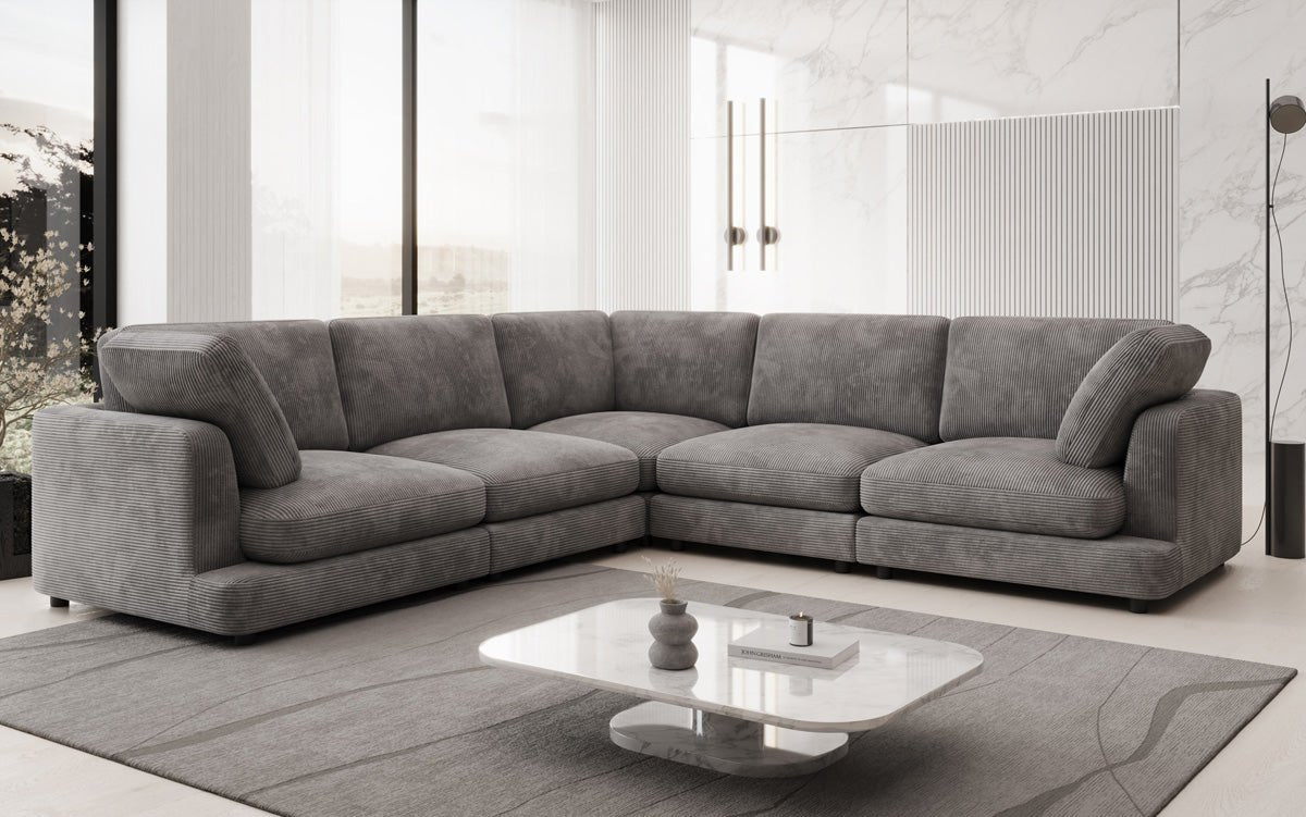 Designer Sofa Thalessa L Maxi in Corduroy