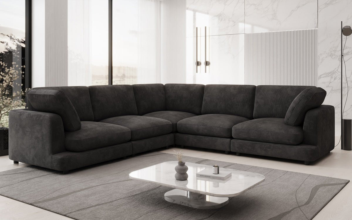 Designer Sofa Thalessa L Maxi in Corduroy