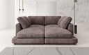 Designer lounge sofa Thalessa in Corduroy