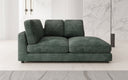 Designer chaise longue/sofa Thalessa in Corduroy