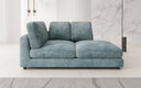 Designer chaise longue/sofa Thalessa in Corduroy