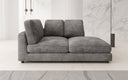 Designer chaise longue/sofa Thalessa in Corduroy