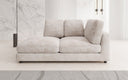 Designer chaise longue/sofa Thalessa in Corduroy