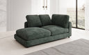 Designer chaise longue/sofa Thalessa in Corduroy