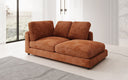 Designer chaise longue/sofa Thalessa in Corduroy
