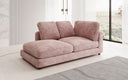 Designer chaise longue/sofa Thalessa in Corduroy
