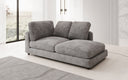 Designer chaise longue/sofa Thalessa in Corduroy