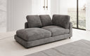 Designer chaise longue/sofa Thalessa in Corduroy