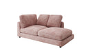 Designer chaise longue/sofa Thalessa in Corduroy