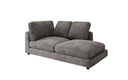 Designer chaise longue/sofa Thalessa in Corduroy