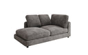 Designer chaise longue/sofa Thalessa in Corduroy
