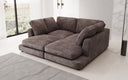 Designer lounge sofa Thalessa in Corduroy