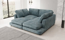 Designer lounge sofa Thalessa in Corduroy