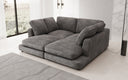 Designer lounge sofa Thalessa in Corduroy