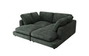 Designer lounge sofa Thalessa in Corduroy