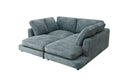 Designer lounge sofa Thalessa in Corduroy